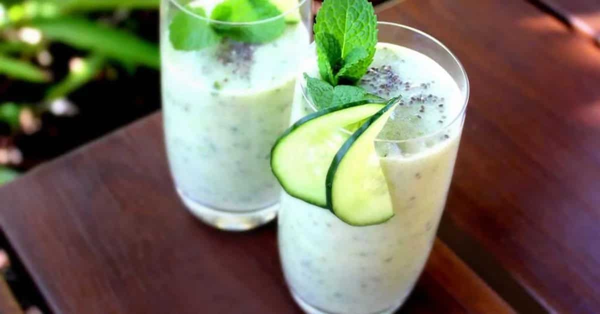 Cucumber, Chia And Ginger Smoothie