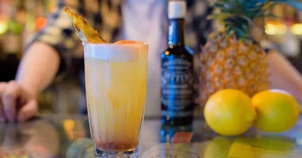 Faded In Barbados Pineapple Mocktail