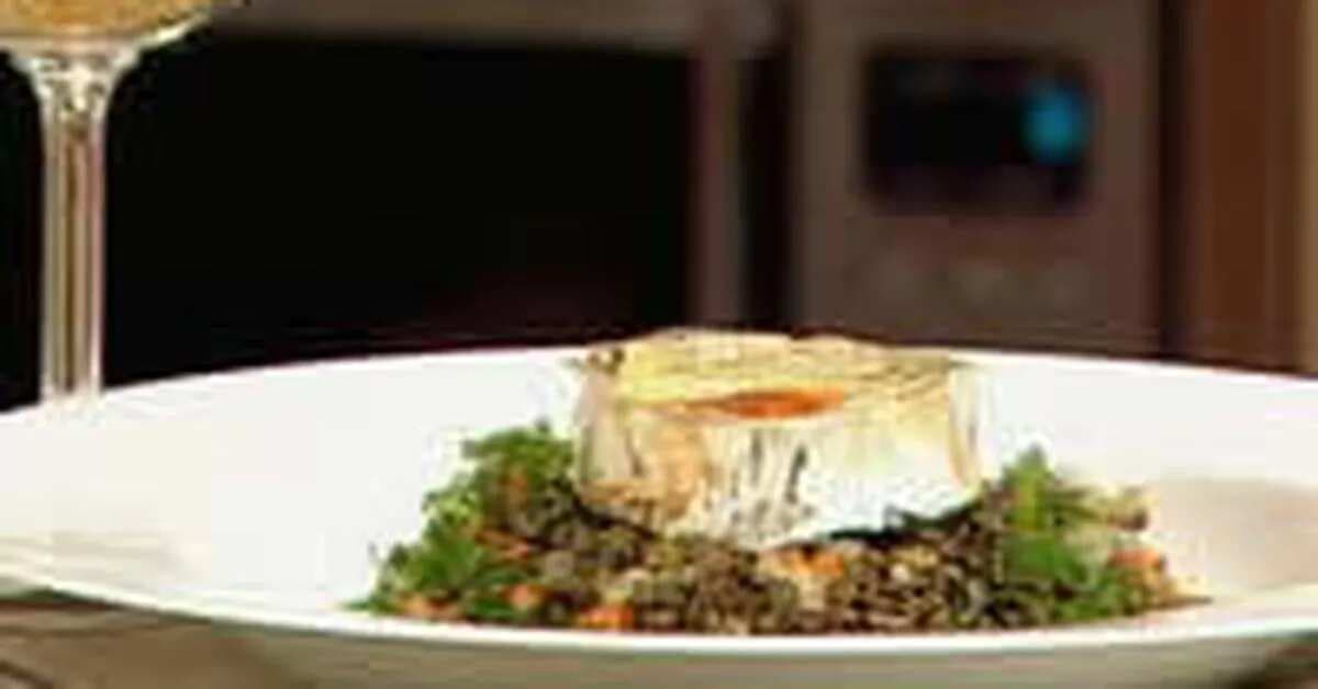 French Lentil Salad With Grilled Goat's Cheese
