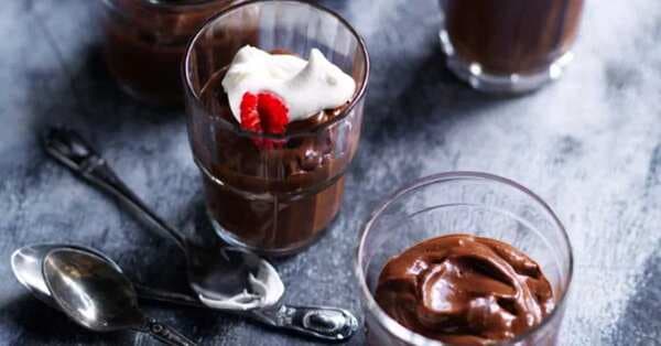 Healthy Chocolate Mousse In Ten Minutes