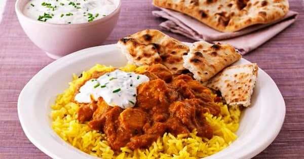 Indian Chicken Curry With Basmati Rice