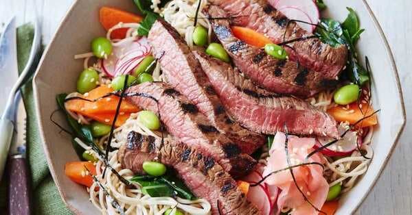Japanese Beef And Soba Noodle Salad