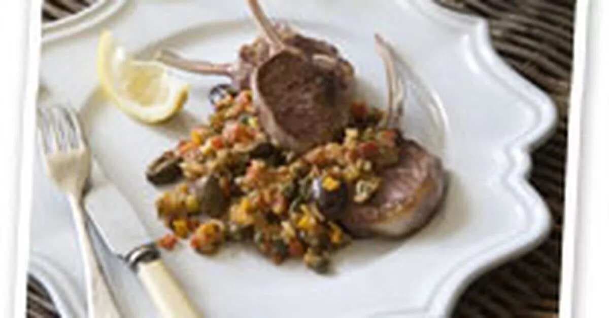 Lamb Chops With Ratatouille
