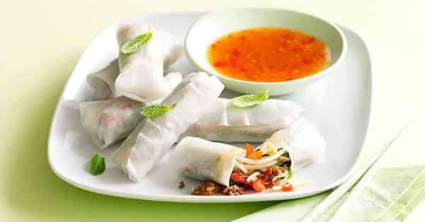 Lemon Grass And Beef Rice Paper Rolls
