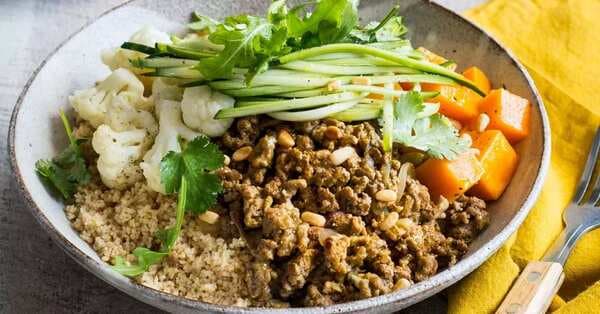 Middle Eastern Beef Mince Bowl