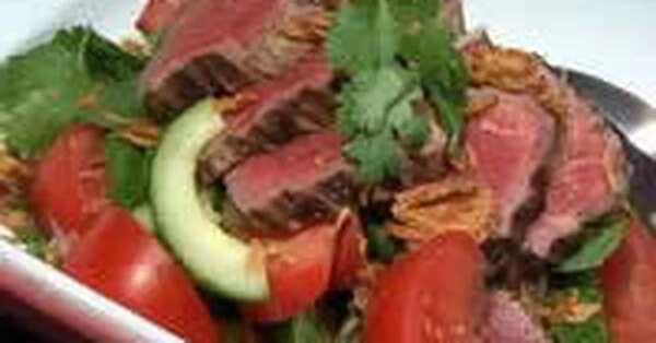 Rare Roast Beef Salad With Thai Flavours