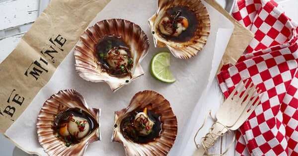 Scallops With Asian Dressing