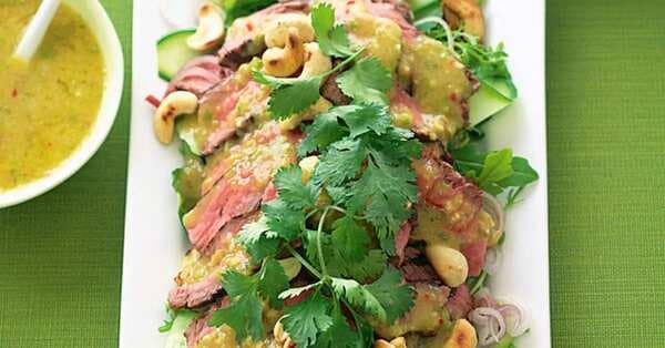 Spicy Thai Beef Salad With Nam Jim Dressing