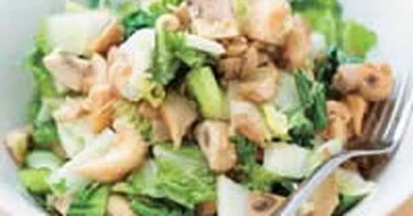 Stir Fried Asian Greens With Mixed Mushrooms