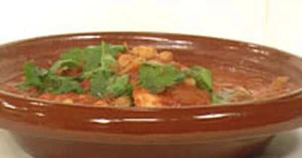 Tagine Of Snapper With Preserved Lemon, Chickpeas And Tomato