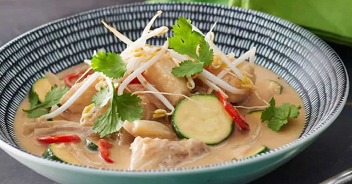 Thai Green Peanut And Fish Curry