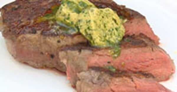 The Perfect Steak With Herb Butter
