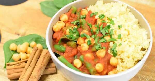 Healthy Vegetarian Curry With Cous Cous