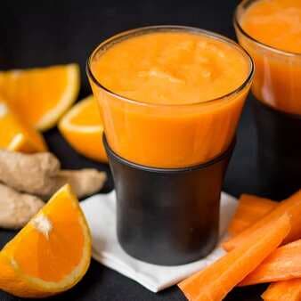Orange Carrot And Ginger Hot Smoothie