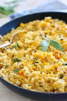 Butternut Squash Risotto With Sage