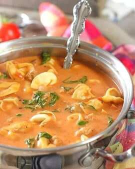 Tortellini Sausage And Spinach Soup