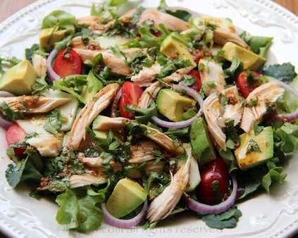 Chicken Salad With Balsamic Cilantro Dressing