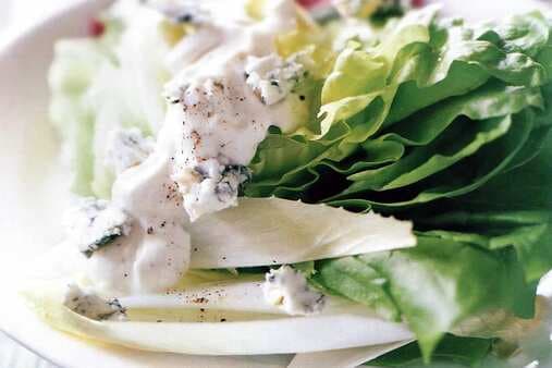 Bibb Wedges with Blue Cheese Dressing