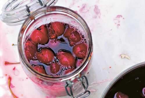 Homemade Cherry Liqueur