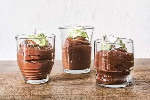 Chocolate Avocado and Coconut Mousse