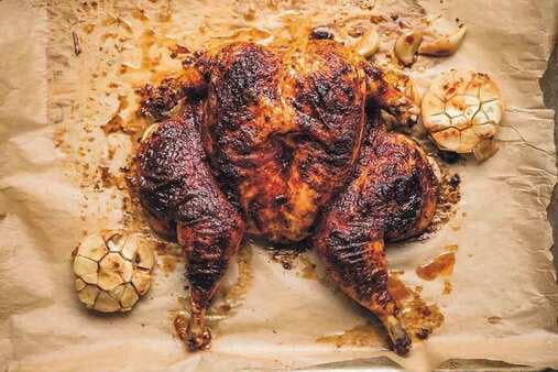 Flat Roasted Chicken with Smoked Paprika