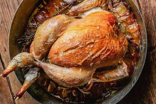Roast Chicken with Rosemary and Potatoes