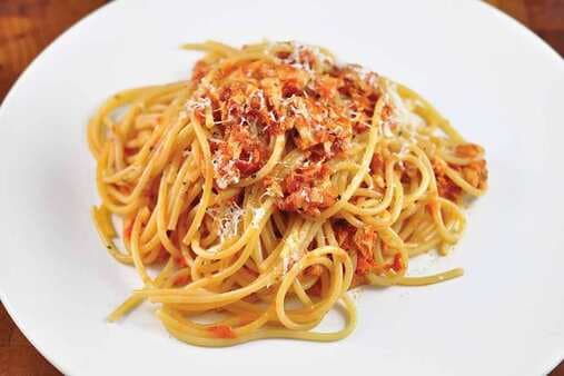 Tuna and Tomato Spaghetti