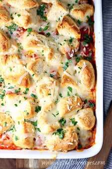 Meatball Biscuit Bake