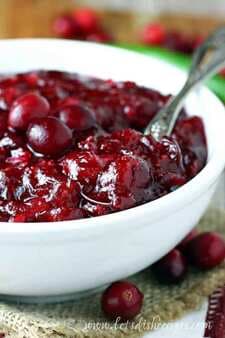 Sweet and Spicy Cranberry Sauce