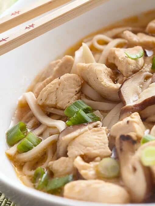 Chicken Udon Noodle Soup
