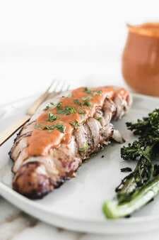 Grilled Chicken With Romesco Sauce