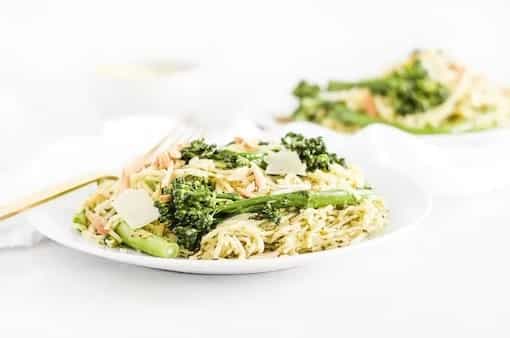 Pesto Pasta With Shrimp And Broccolini