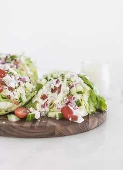 Wedge Salad With Blue Cheese Dressing
