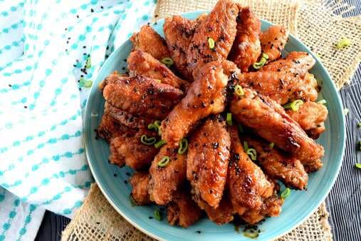 Crusted Fried and Baked Japanese Chicken Wings