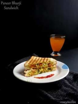Paneer Bhurji Sandwich