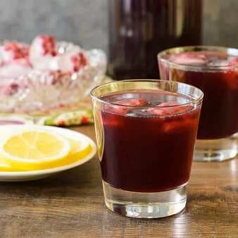 Sparkling Pomegranate Pinot Punch