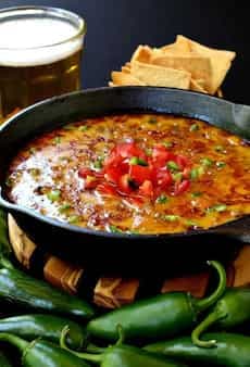 Skillet Sausage And Beer Queso