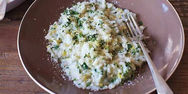Baked Risotto With Fines Herbes And Lemon