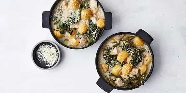 Chicken-And-Gnocchi Bake With Broccolini