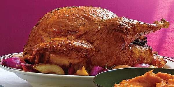 Roast Turkey With Rosemary And Lemon