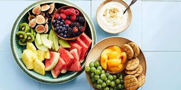 Fruit Platter with Whipped Ricotta