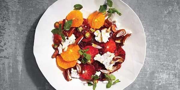 Orange Salad with Dates Mint and Chiles