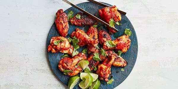 Spicy Chicken Wings with Harissa