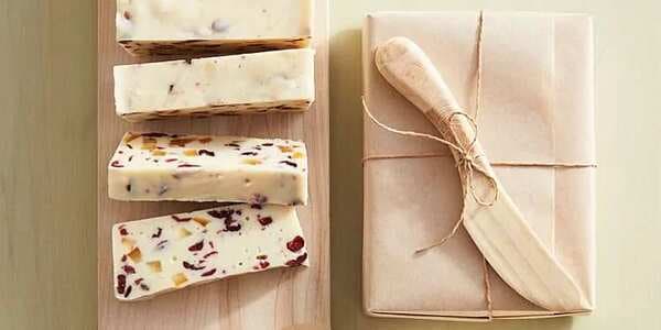 White Chocolate Fudge with Cranberries and Candied Citrus