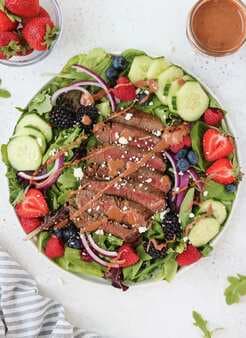 Aussie Tenderloin Salad with Strawberry Balsamic Vinaigrette