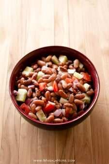Kidney Bean Salad With Vinaigrette Dressing