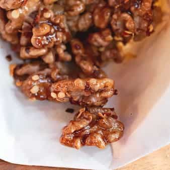 Spiced Roasted Walnuts With Honey