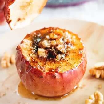 Stuffed Baked Apples With Walnuts