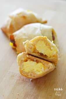Bacon Egg and Cheese Crescent Roll Breakfast
