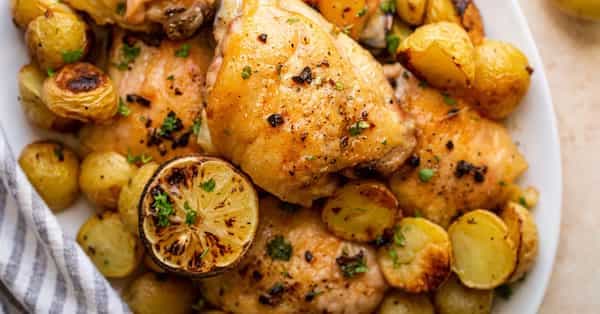 Baked Chicken And Potatoes